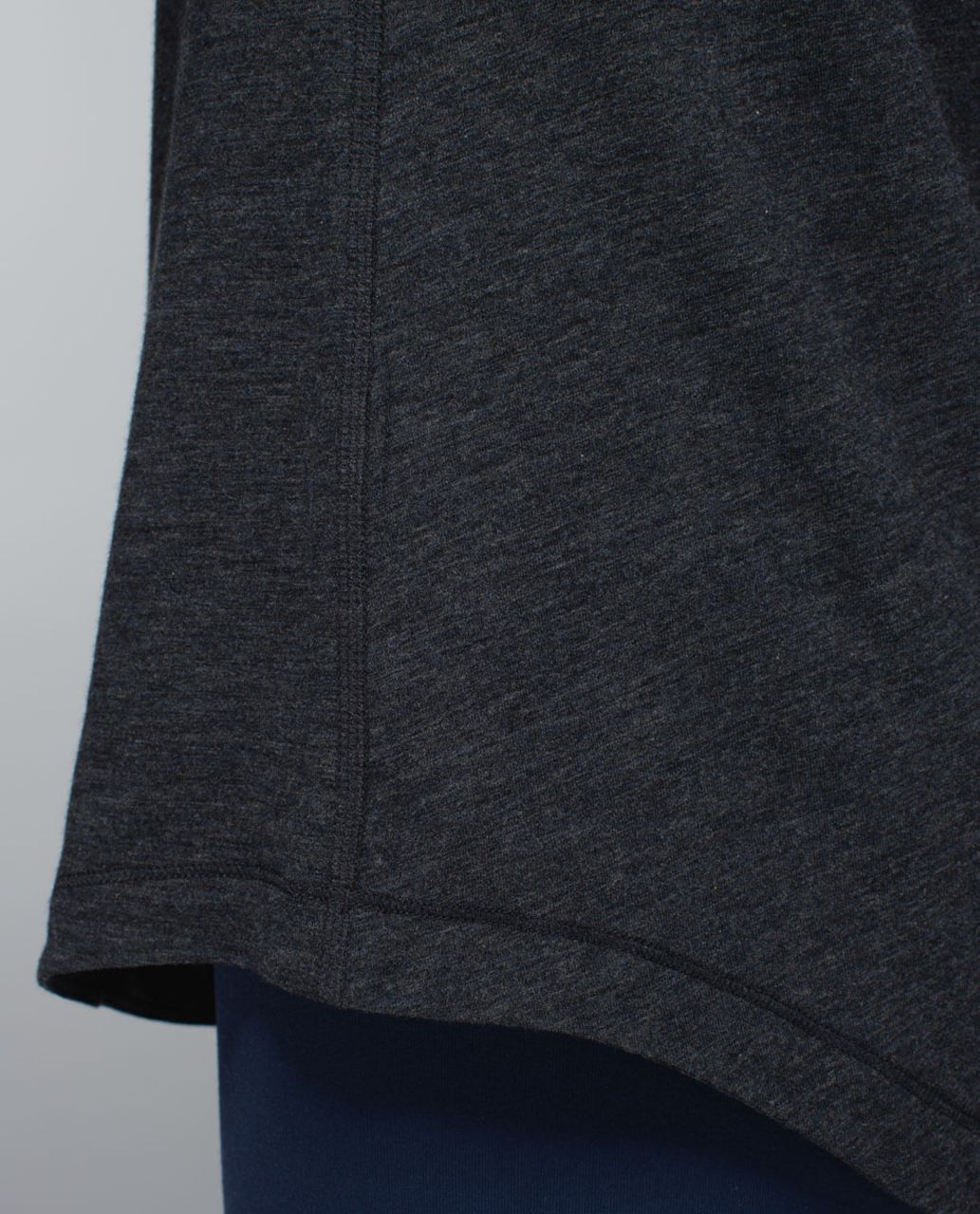 Lululemon Dhyana Short Sleeve - Heathered Black