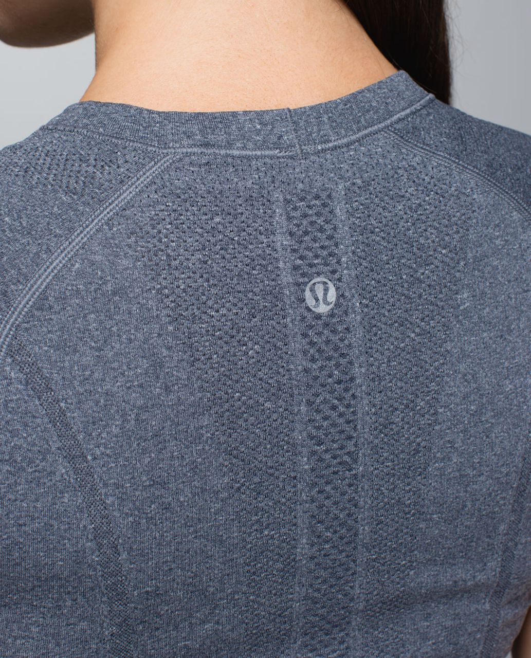 Lululemon Run:  Swiftly Tech Short Sleeve - Heathered Inkwell