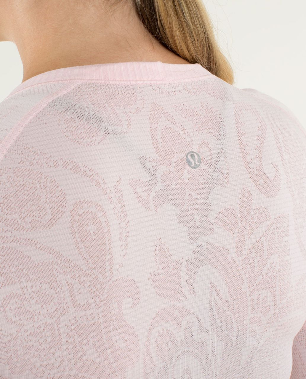 Lululemon Run:  Swiftly Tech Long Sleeve *Paisley - Heathered Pretty Pink