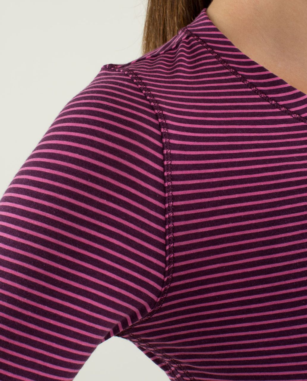 Lululemon Karma Long Sleeve - Hyper Stripe Afterglo