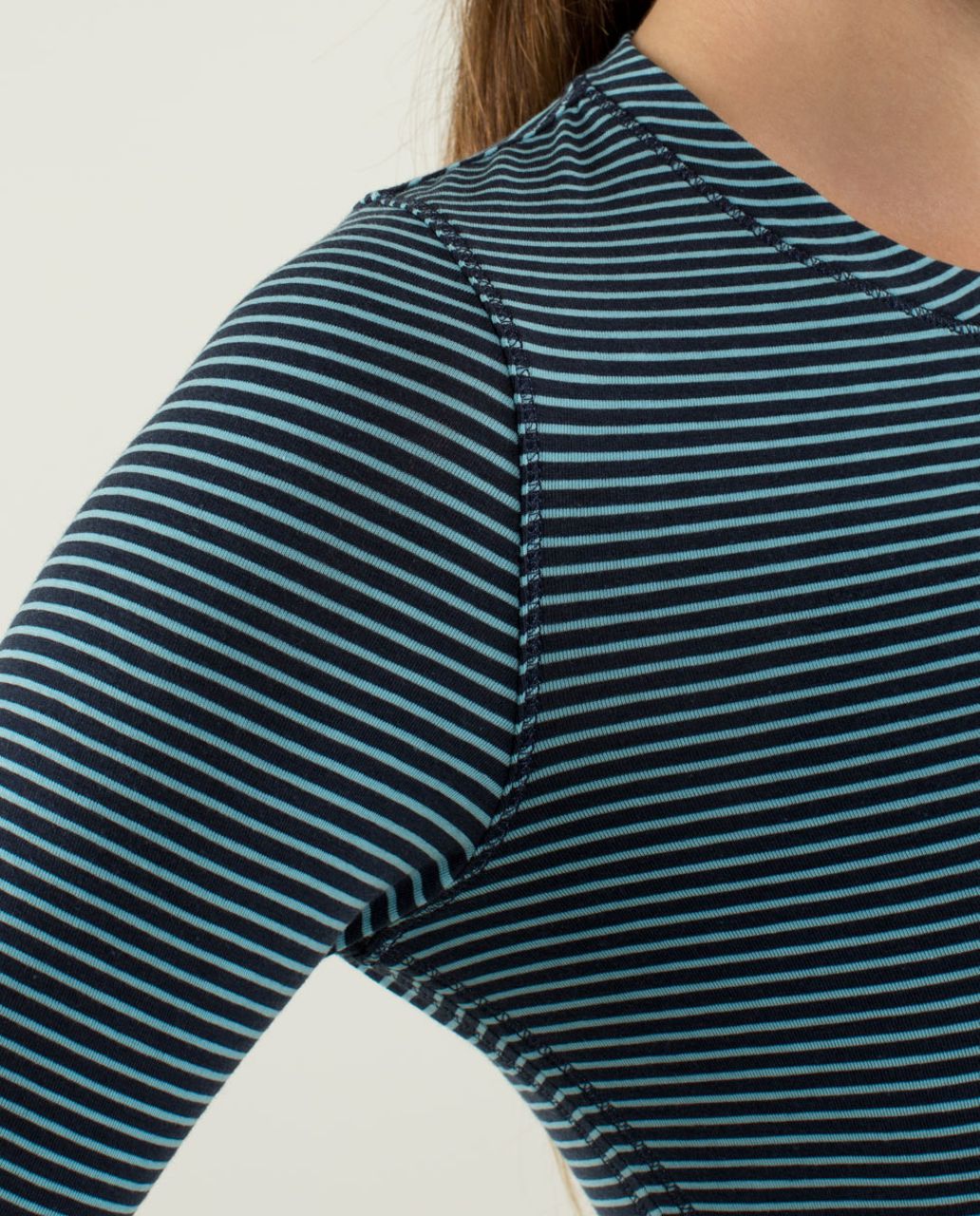 Lululemon Karma Long Sleeve - Hyper Stripe Blue Moon