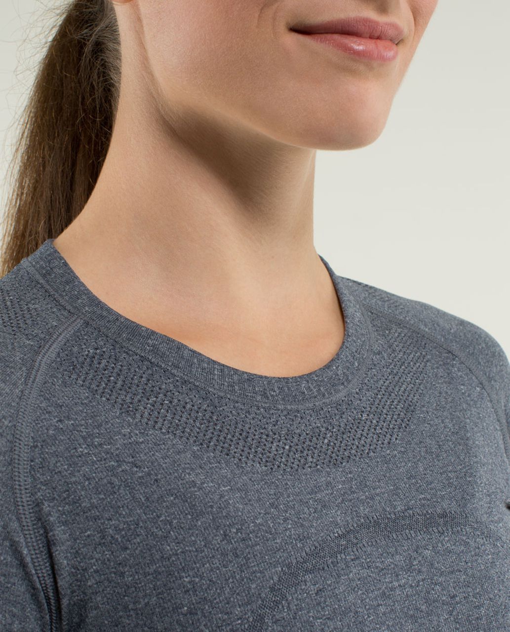 Lululemon Run:  Swiftly Tech Long Sleeve - Heathered Inkwell