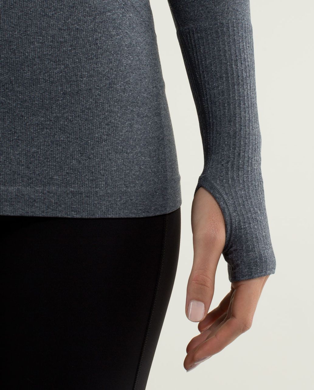 Lululemon Run:  Swiftly Tech Long Sleeve - Heathered Inkwell