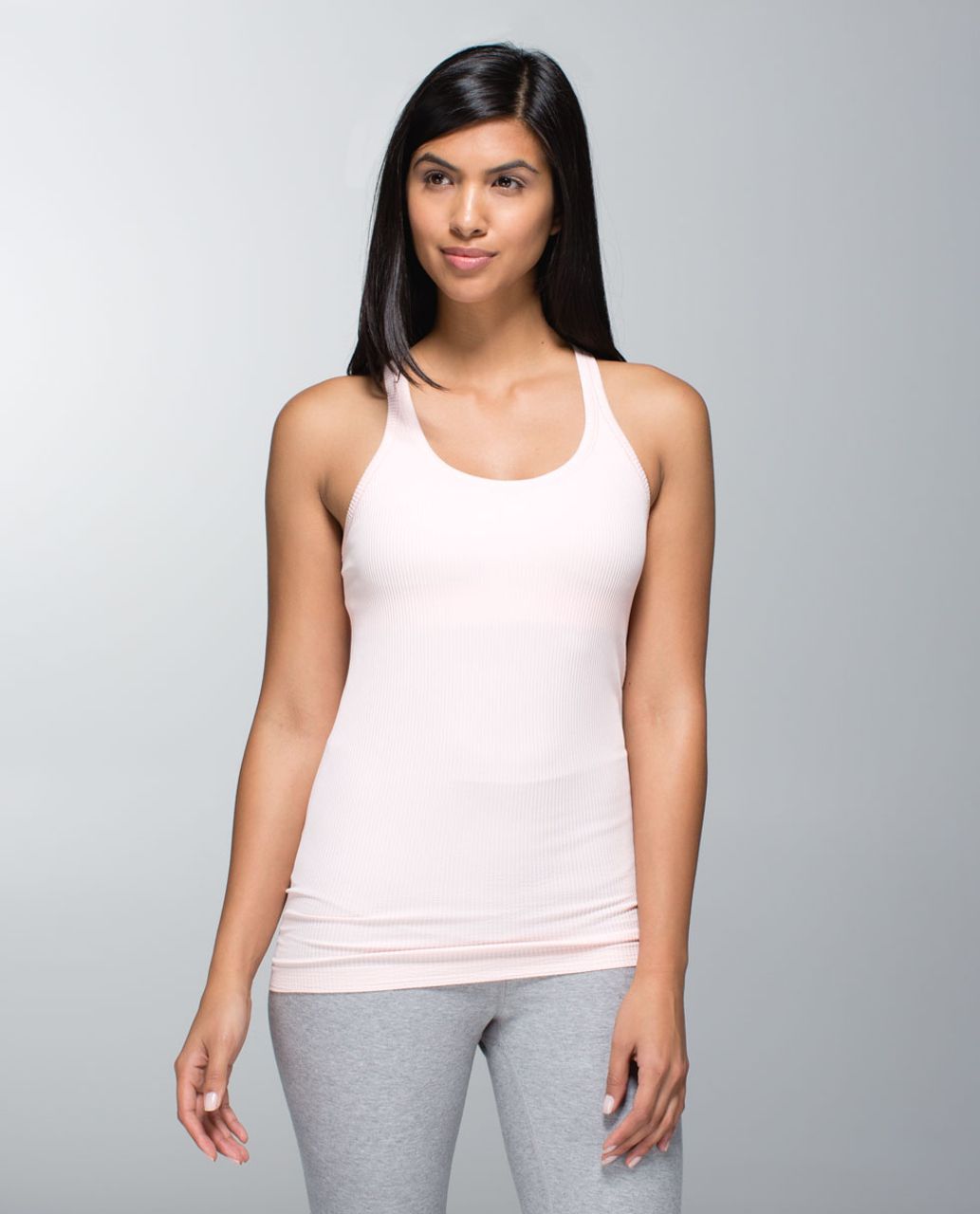 Lululemon Ebb To Street Tank - Heathered Pretty Pink