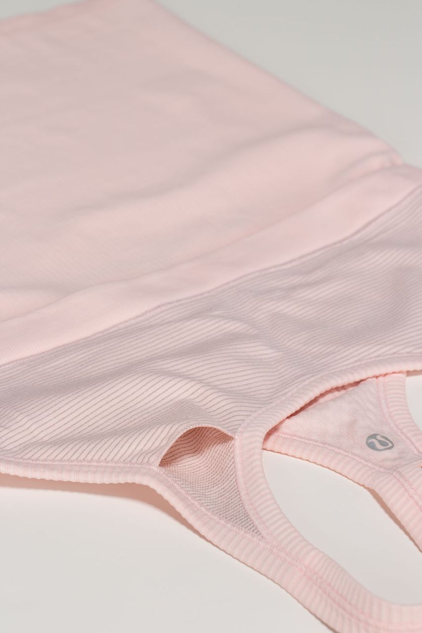 Lululemon Ebb To Street Tank - Heathered Pretty Pink