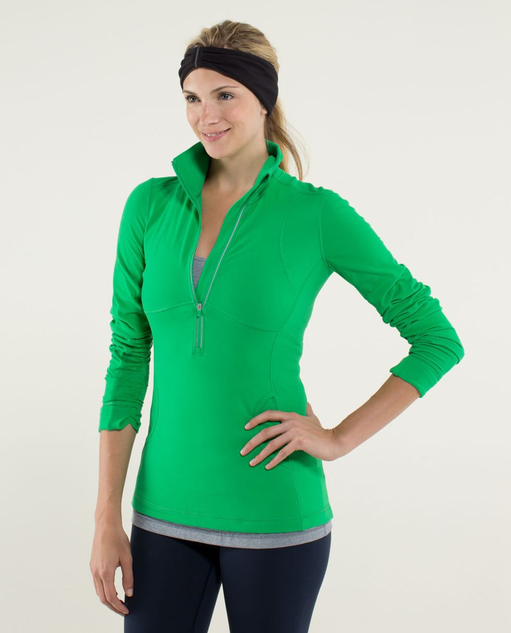 Lululemon Star Runner Pullover - Green Bean