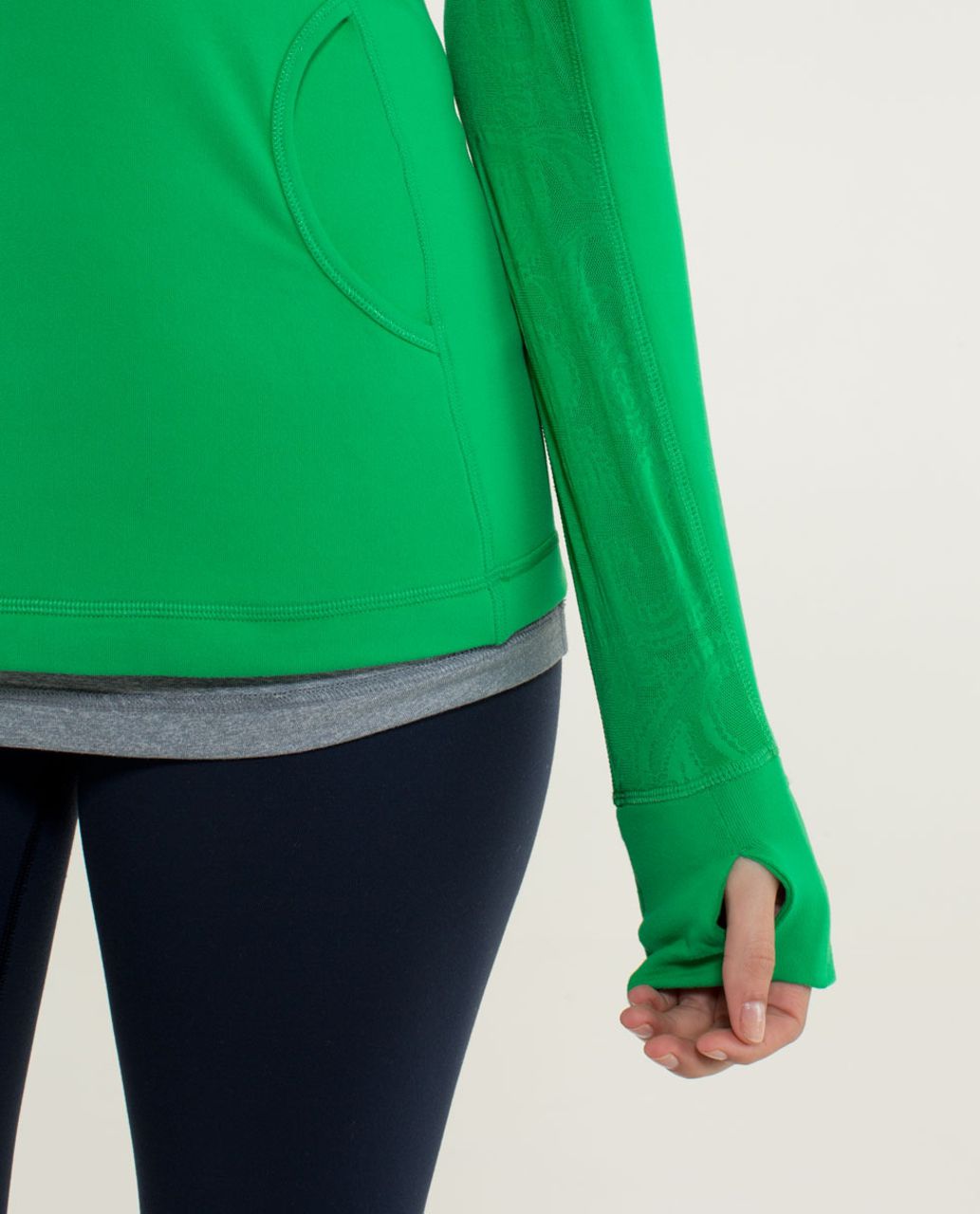 Lululemon Star Runner Pullover - Green Bean