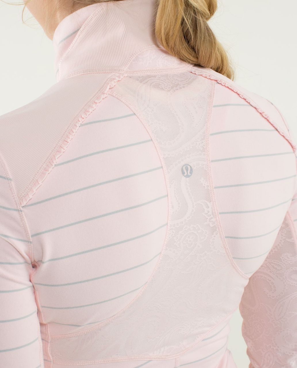 Lululemon Star Runner Pullover - Slalom Stripe Pretty Pink / Pretty Pink