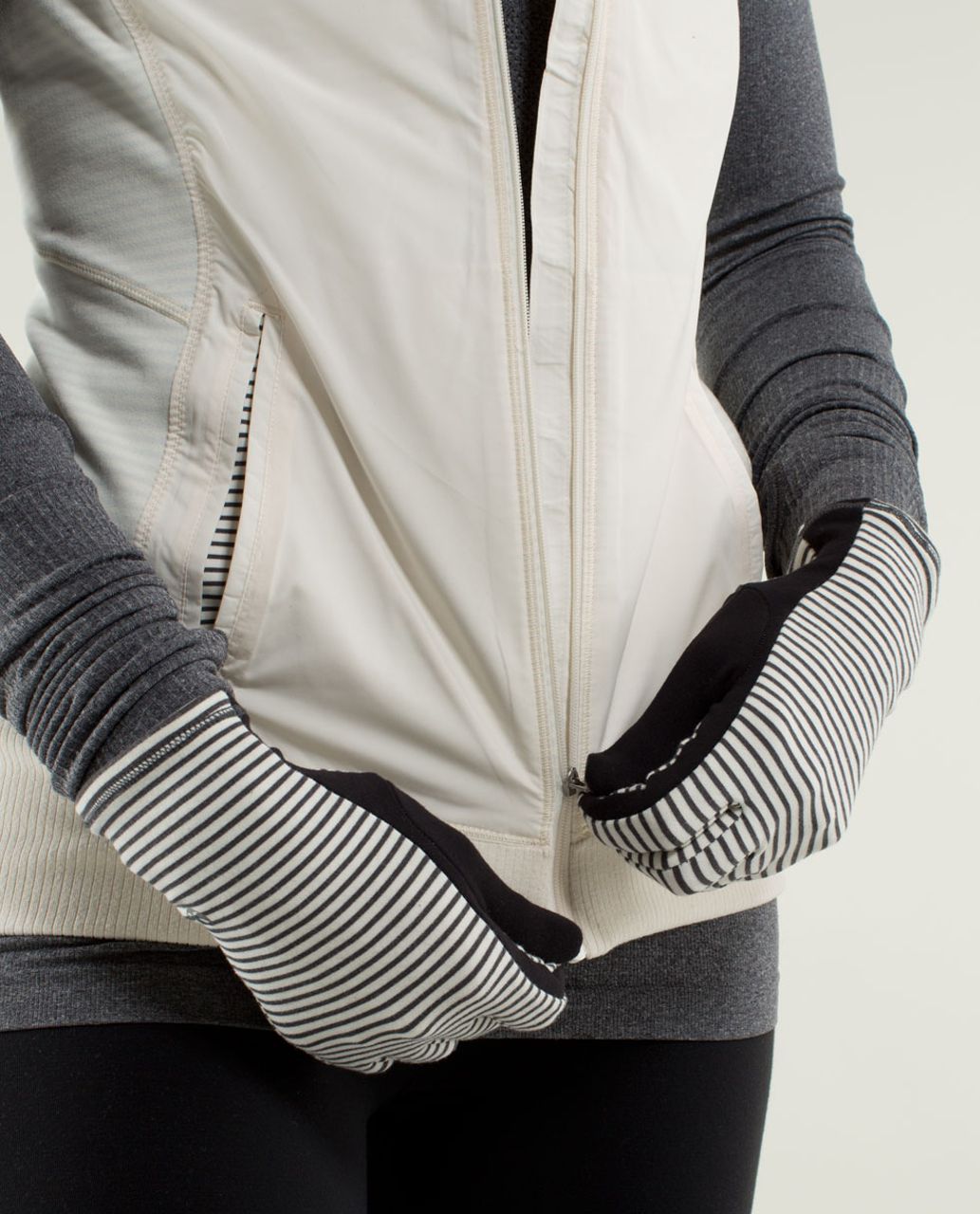 Lululemon Run With Me Gloves - Hyper Stripe Angel Wing / Angel Wing / Mini Hyper Stripe Baroque Blue