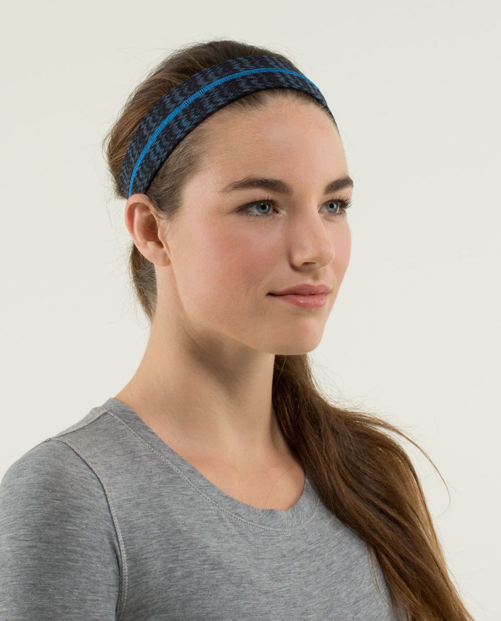 Lululemon Fly Away Tamer Headband - Ziggy Wee October Inkwell