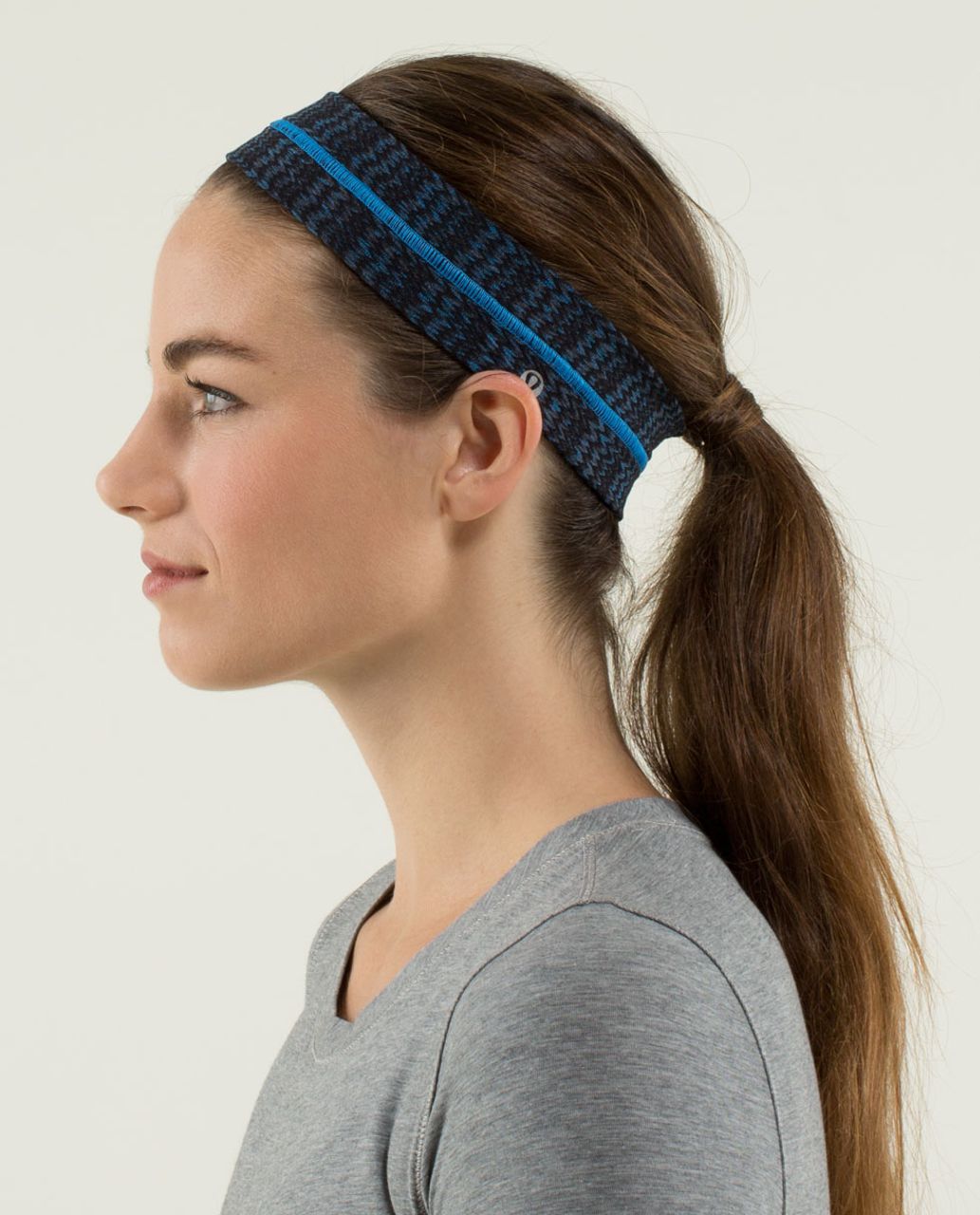 Lululemon Fly Away Tamer Headband - Ziggy Wee October Inkwell