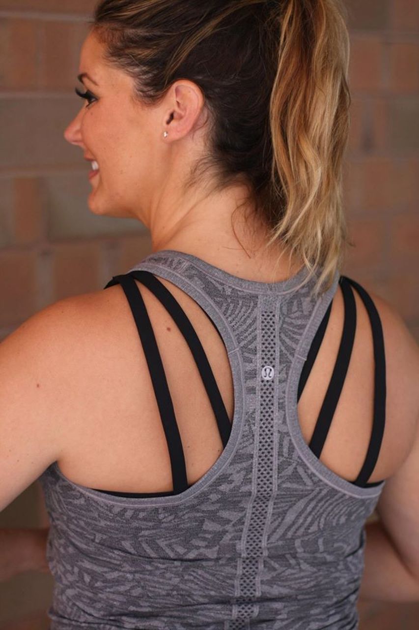 Lululemon Swiftly Tech Racerback - Heathered Dark Slate