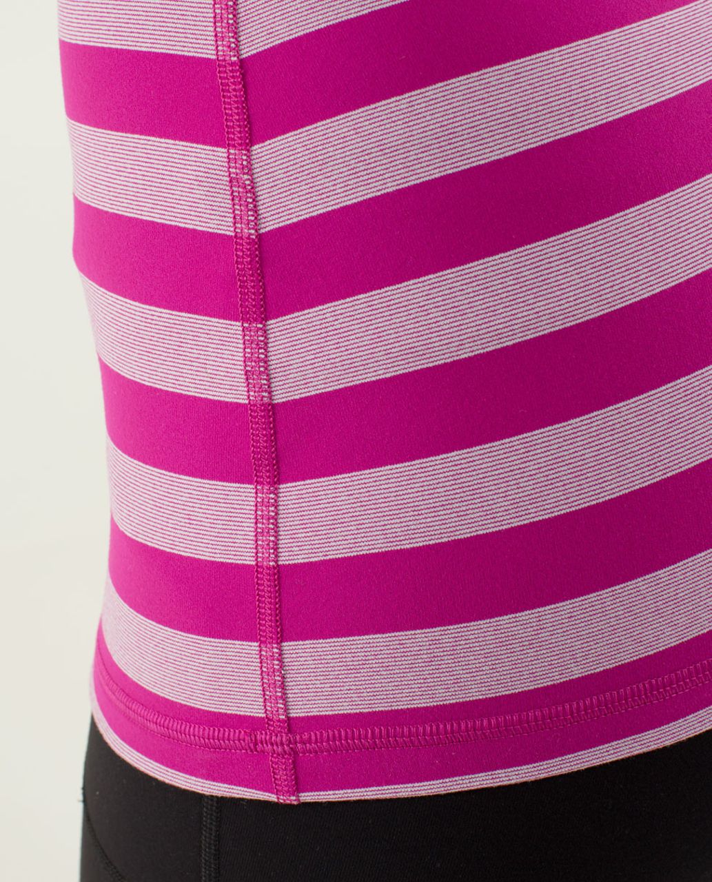 Lululemon Power Y Tank *Luon - Micro Macro Stripe Raspberry / Raspberry