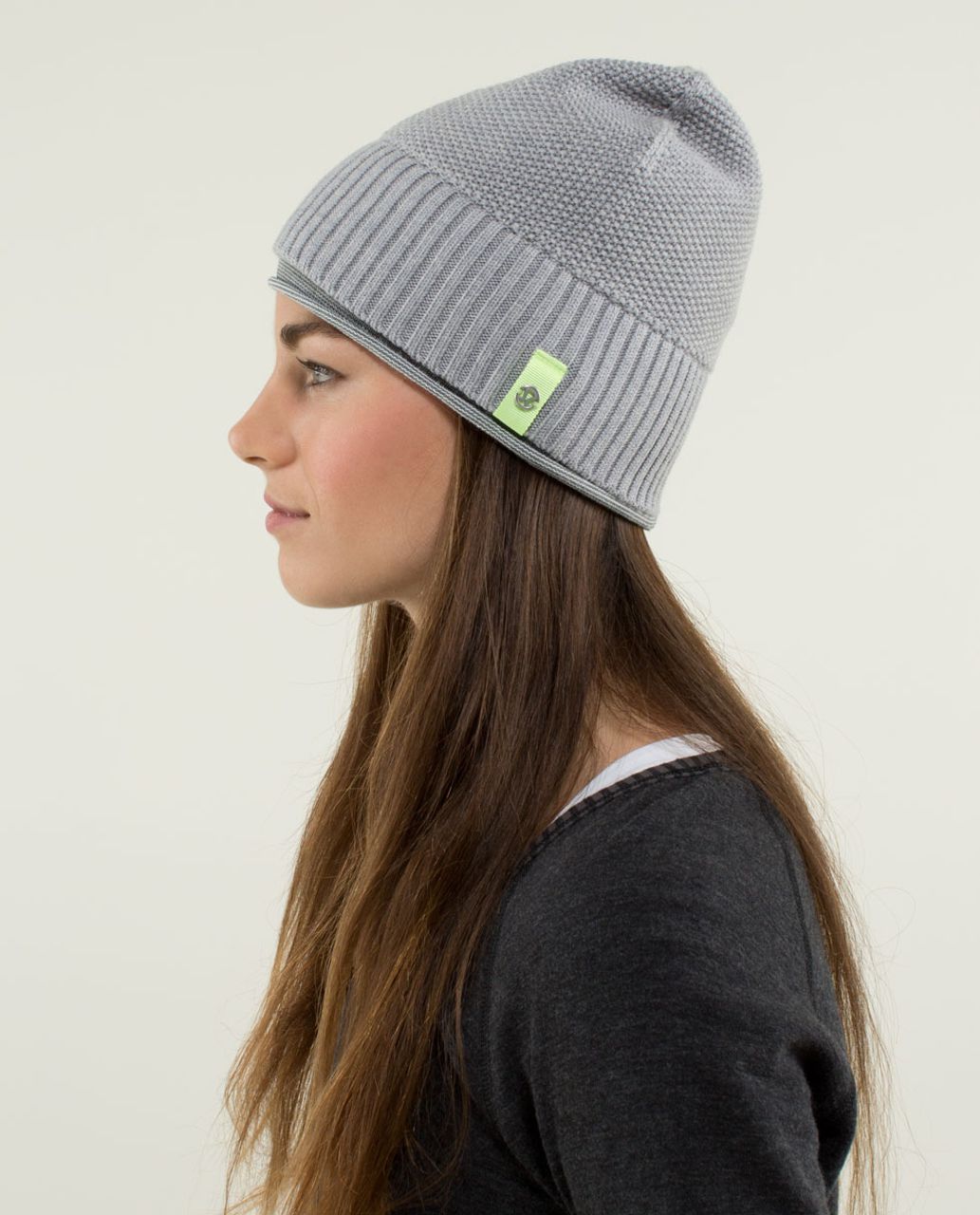 Lululemon Knit Happens Toque - Heathered Light Grey / Heathered Medium Grey / Angel Wing