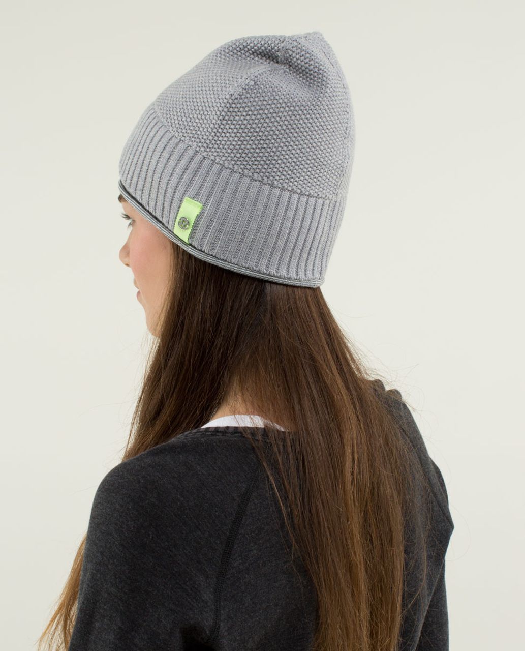 Lululemon Knit Happens Toque - Heathered Light Grey / Heathered Medium Grey / Angel Wing