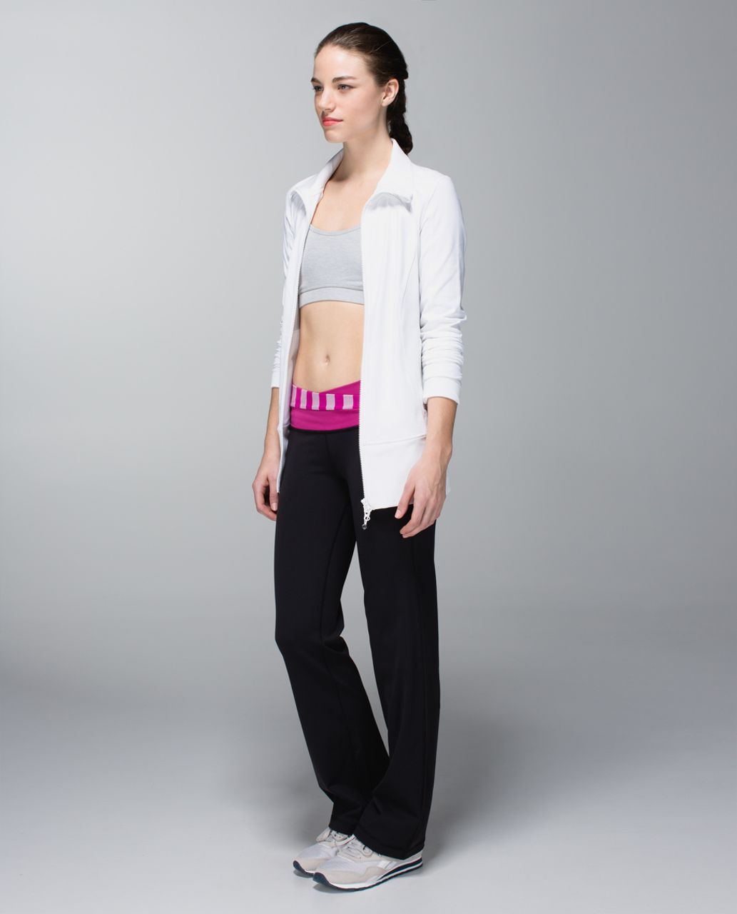 Lululemon Astro Pant (Regular) *Full-On Luon - Black / Raspberry