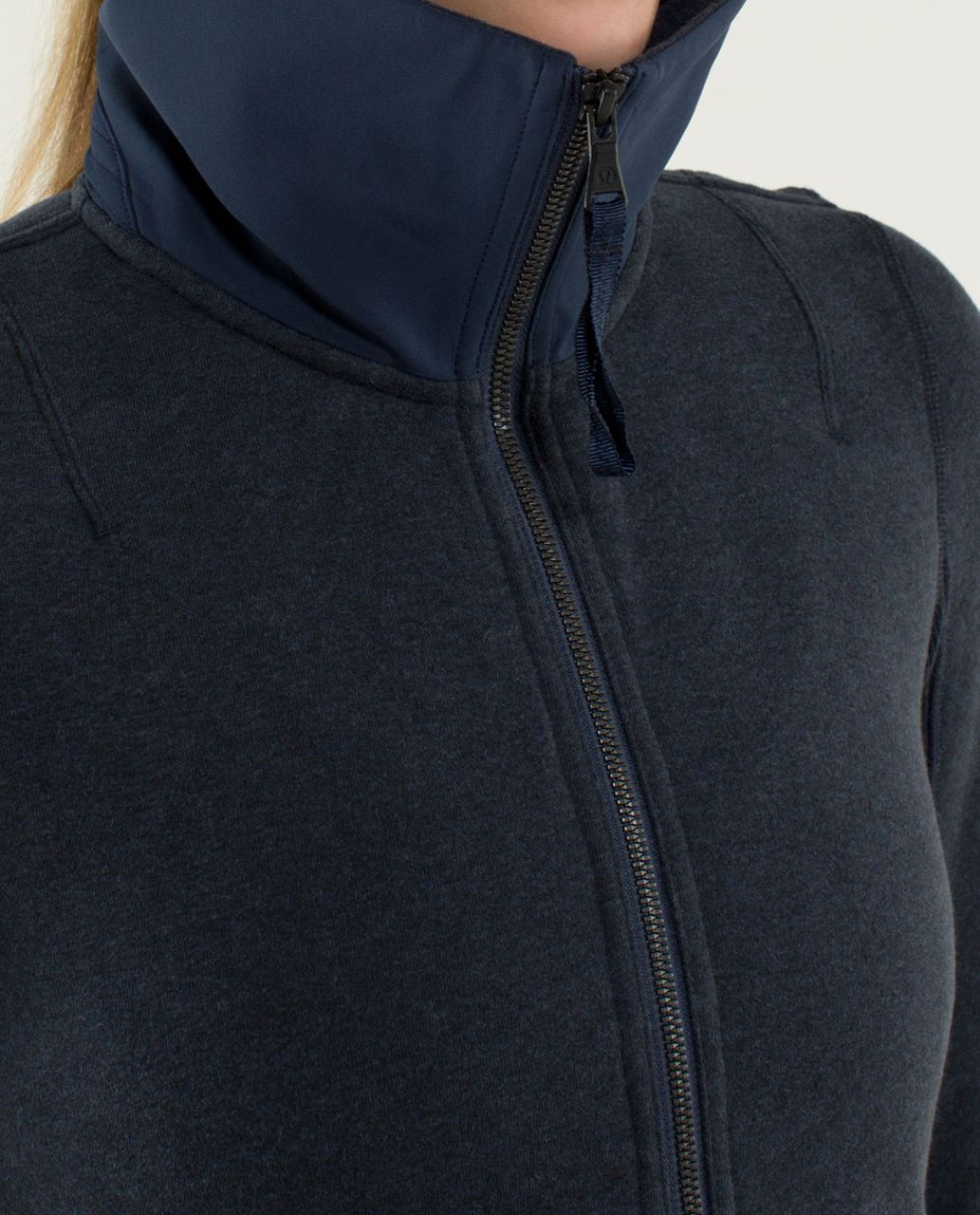 Lululemon En Route Jacket - Heathered Inkwell / Black / Inkwell / Heathered Inkwell