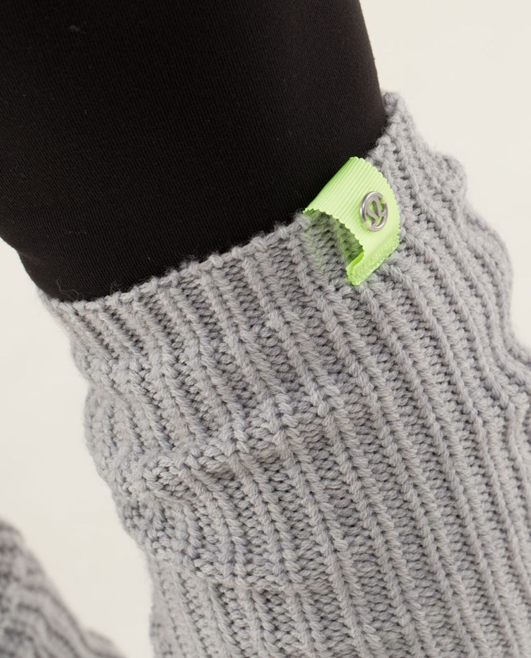 Lululemon Knit Happens Leg Warmers - Heathered Light Grey