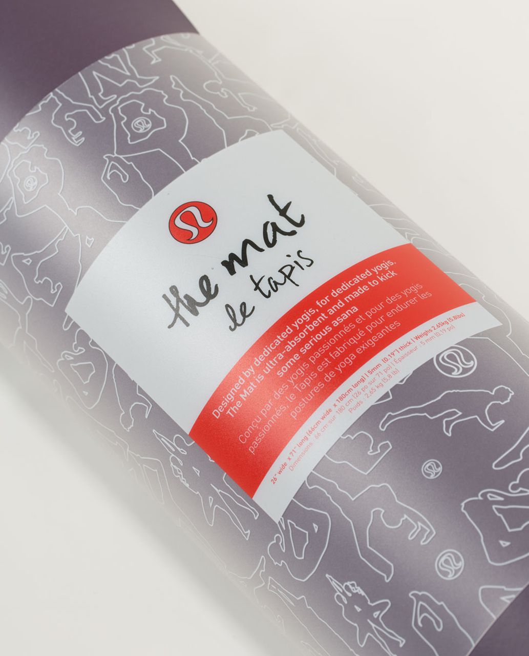 Lululemon The Mat - Deep Zinfandel / Deep Coal