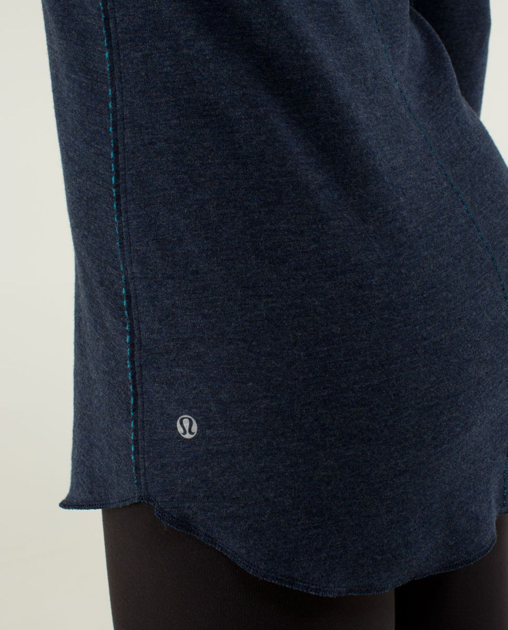 Lululemon Open Your Heart Long Sleeve - Heathered Ink / Classic Stripe Heathered Inkwell Surge / Heathered Inkwell