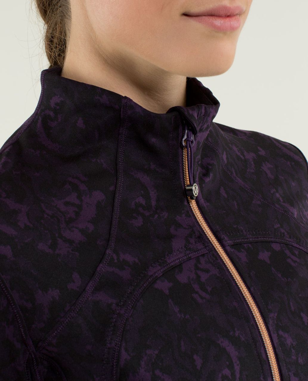 Lululemon Forme Jacket II *Textured - Beautiful Baroque Deep Zinfandel ...