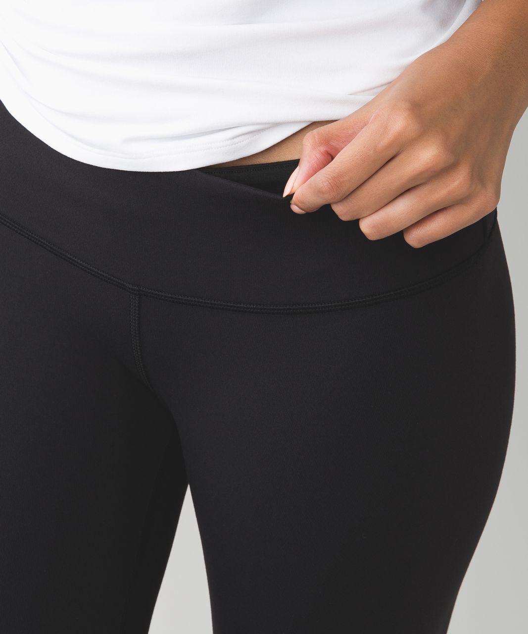 Lululemon Wunder Under Crop *Full-On Luon - Black