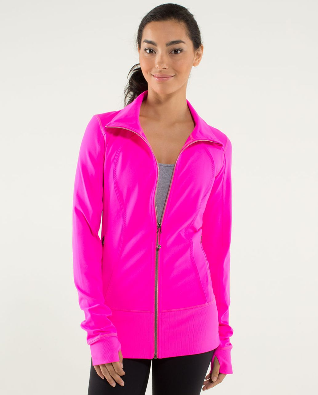 Lululemon Nice Asana Jacket - Raspberry Glo Light