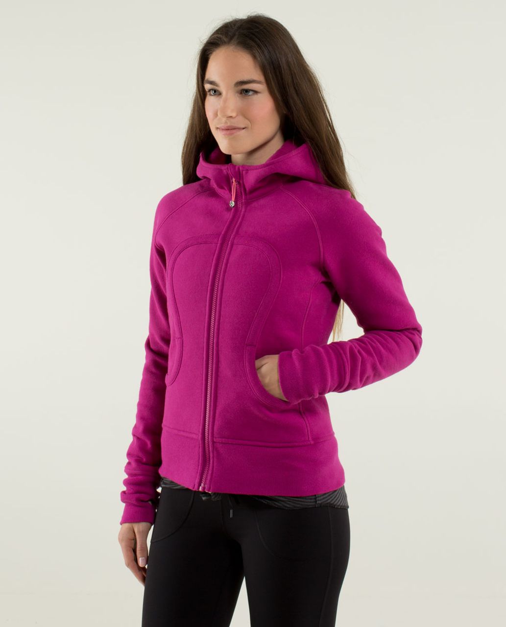 Sherpa Lined Scuba Half Zip - Magma