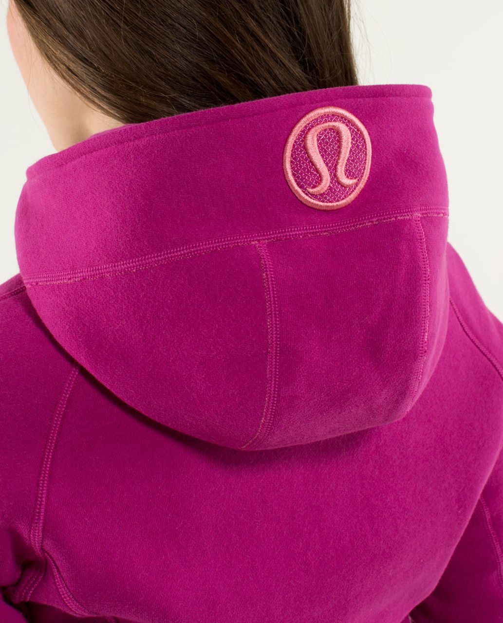 LULULEMON Scuba Oversized Funnel Neck Half-Zip XS/S Ripened Raspberry