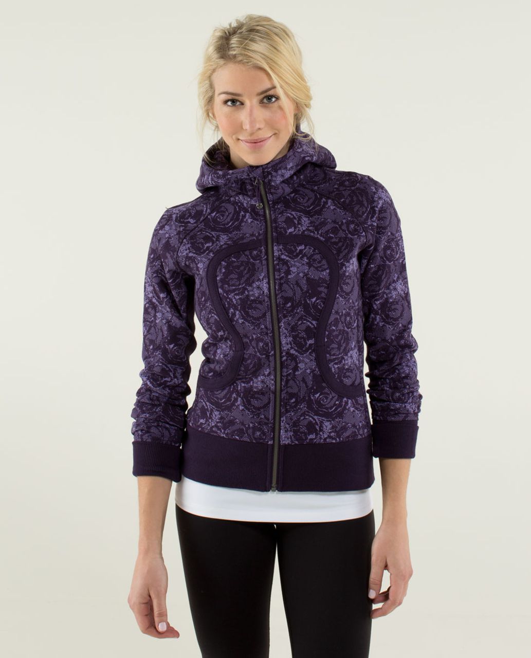 Heathered Violet Verbena scuba hoodie (12) & OTF cassis cameo (8) - why did  no one tell me how amazing scuba hoodies are?! : r/lululemon