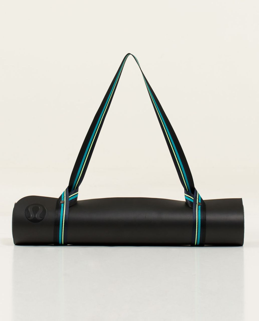 Lululemon Loop It Up Mat Strap - Black / Inkwell / Clear Mint / Surge