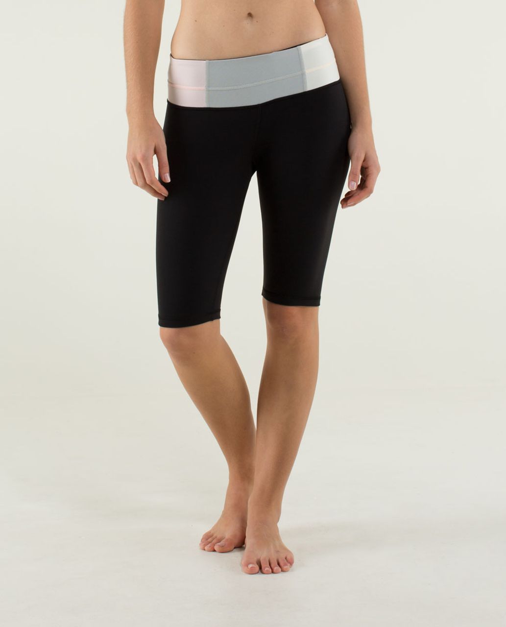 Lululemon Reverse Groove Short (Tall) - Black / Quilt 17 Fall 2013