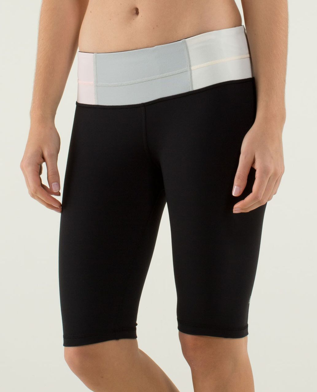 Lululemon Reverse Groove Short (Tall) - Black / Quilt 17 Fall 2013