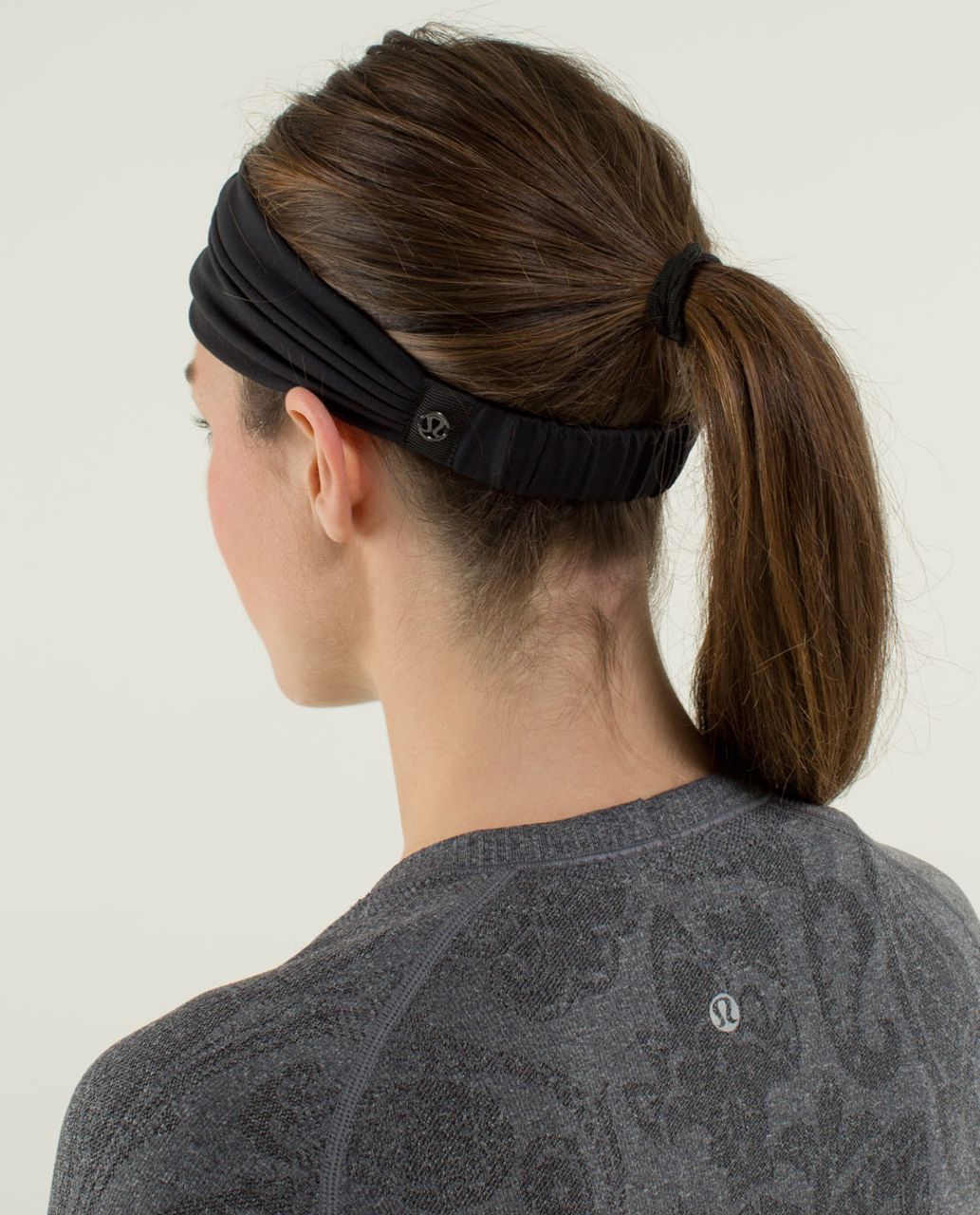 Lululemon Bang Buster Headband *Reversible - Black /  Black