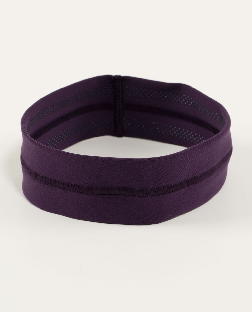 Lululemon Fly Away Tamer Headband - Deep Zinfandel / Winter Orchid