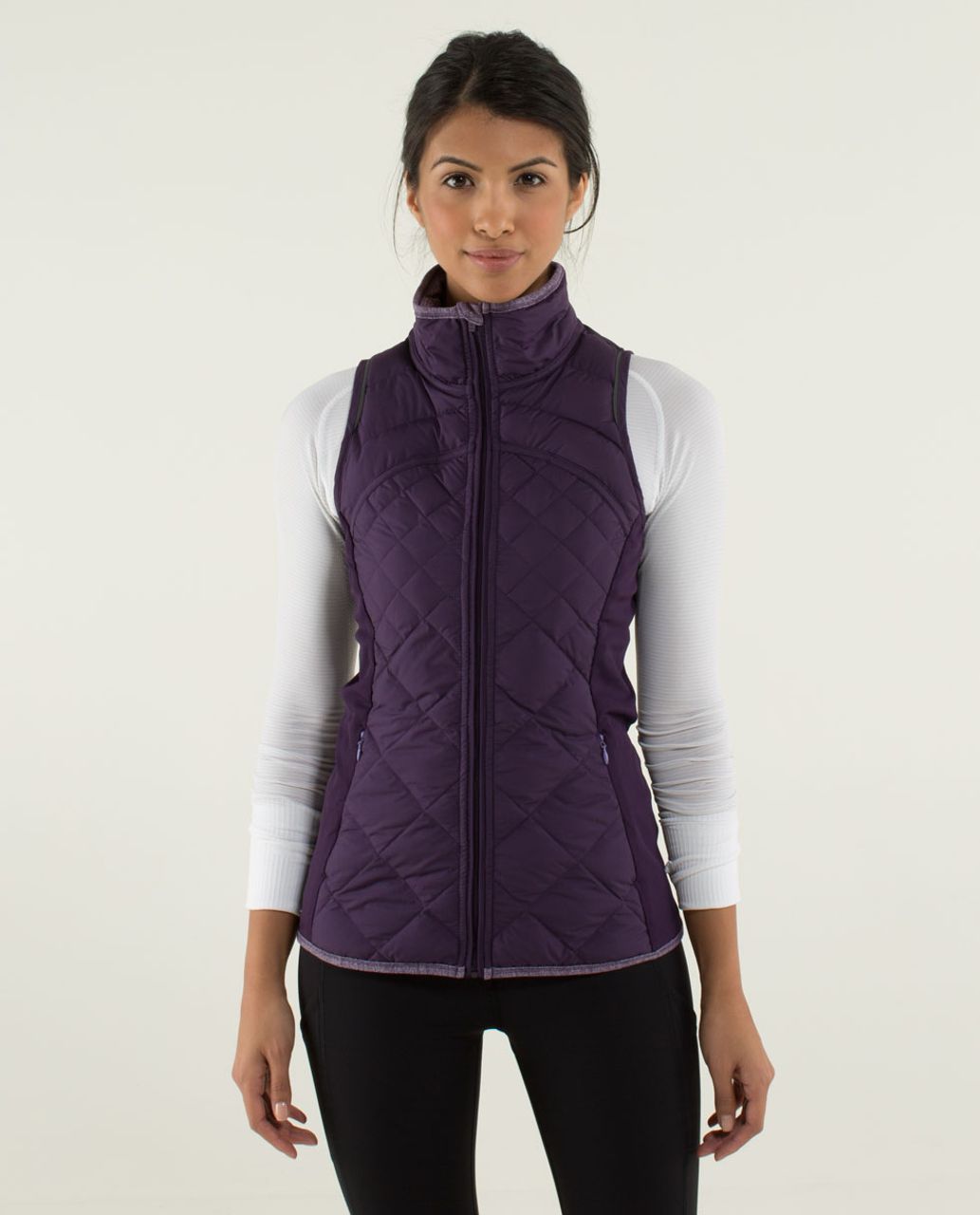 Lululemon Fluff Off Vest Deep Zinfandel Purple 800-Fill Goose Down Vest  Size 4