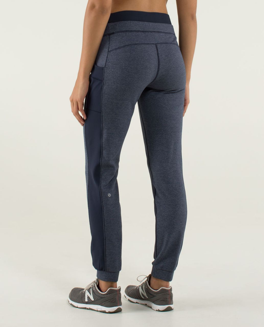 Lululemon Base Runner Pant - Wee Stripe Inkwell Heathered Inkwell / Inkwell / Inkwell