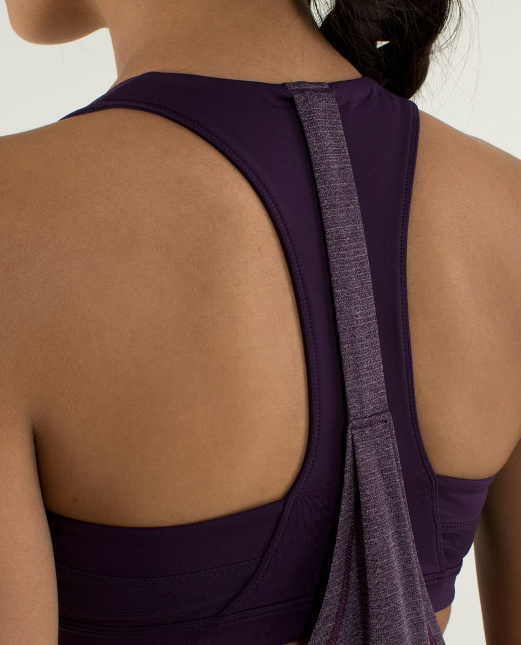 Lululemon 2-In-Run Tank - Heathered Deep Zinfandel / Deep Zinfandel