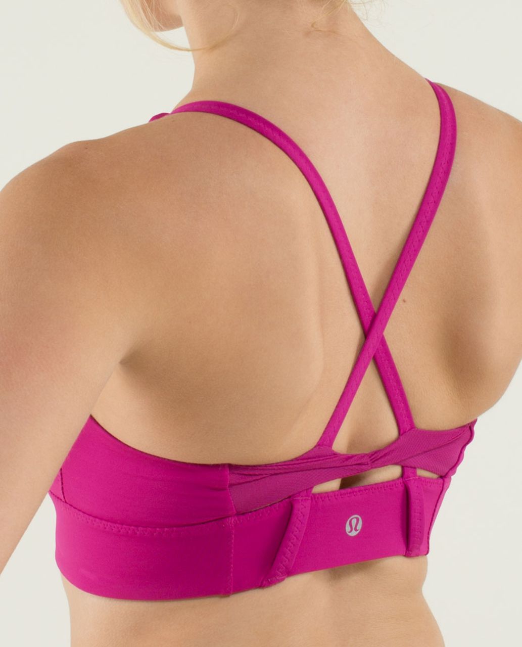 LULULEMON Yeah Yoga Tank in Vintage Pink Womens Size 2 Built in Bra Cross  Strap