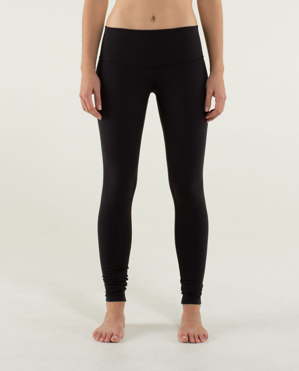 LULULEMON WUNDER UNDER Pant (Hi-Rise) Luon Suited Jacquard Black