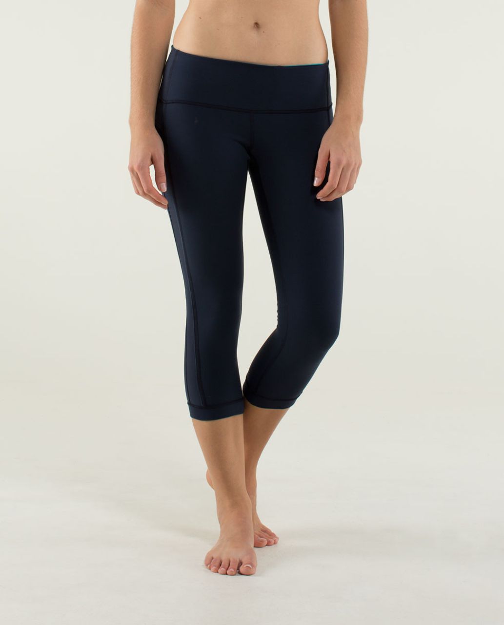 Lululemon Yeah Yoga Crop *Full-On Luon - Inkwell / Surge - lulu fanatics