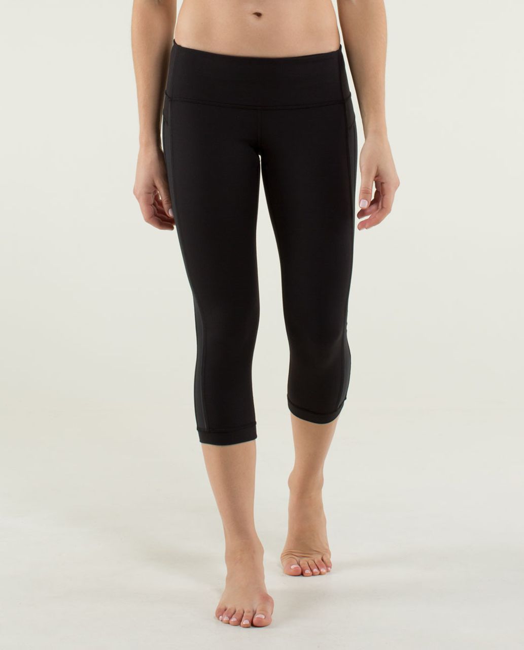 Lululemon Yeah Yoga Crop *Full-On Luon - Black