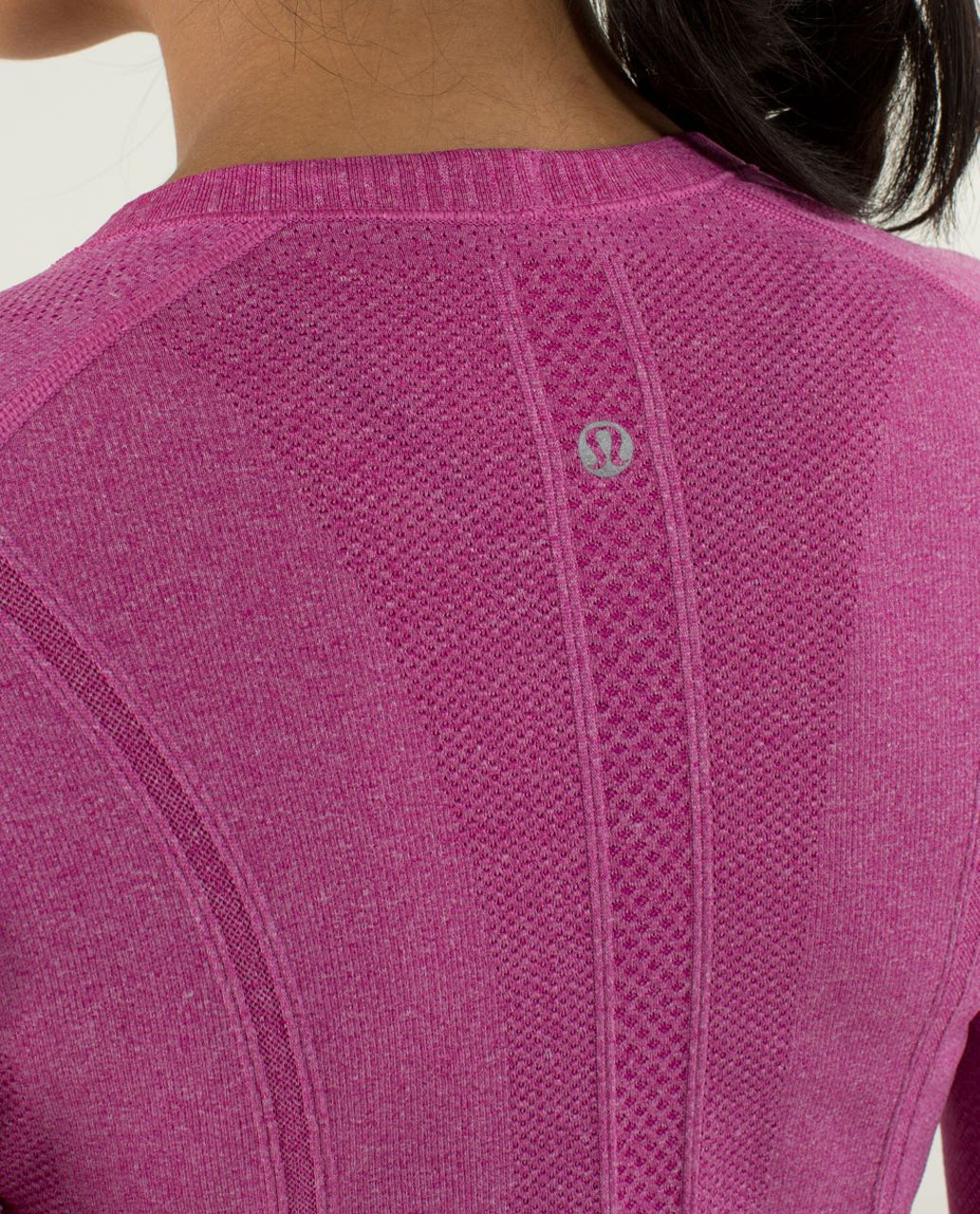 Lululemon Run:  Swiftly Tech Long Sleeve - Heathered Raspberry