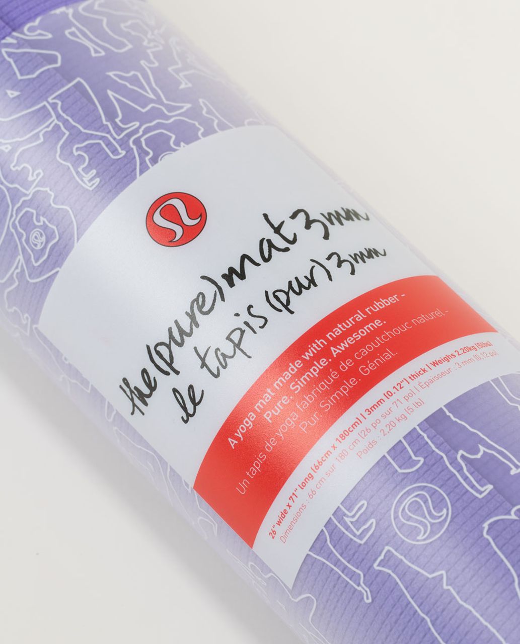 Lululemon The Pure Mat 3mm - Winter Orchid