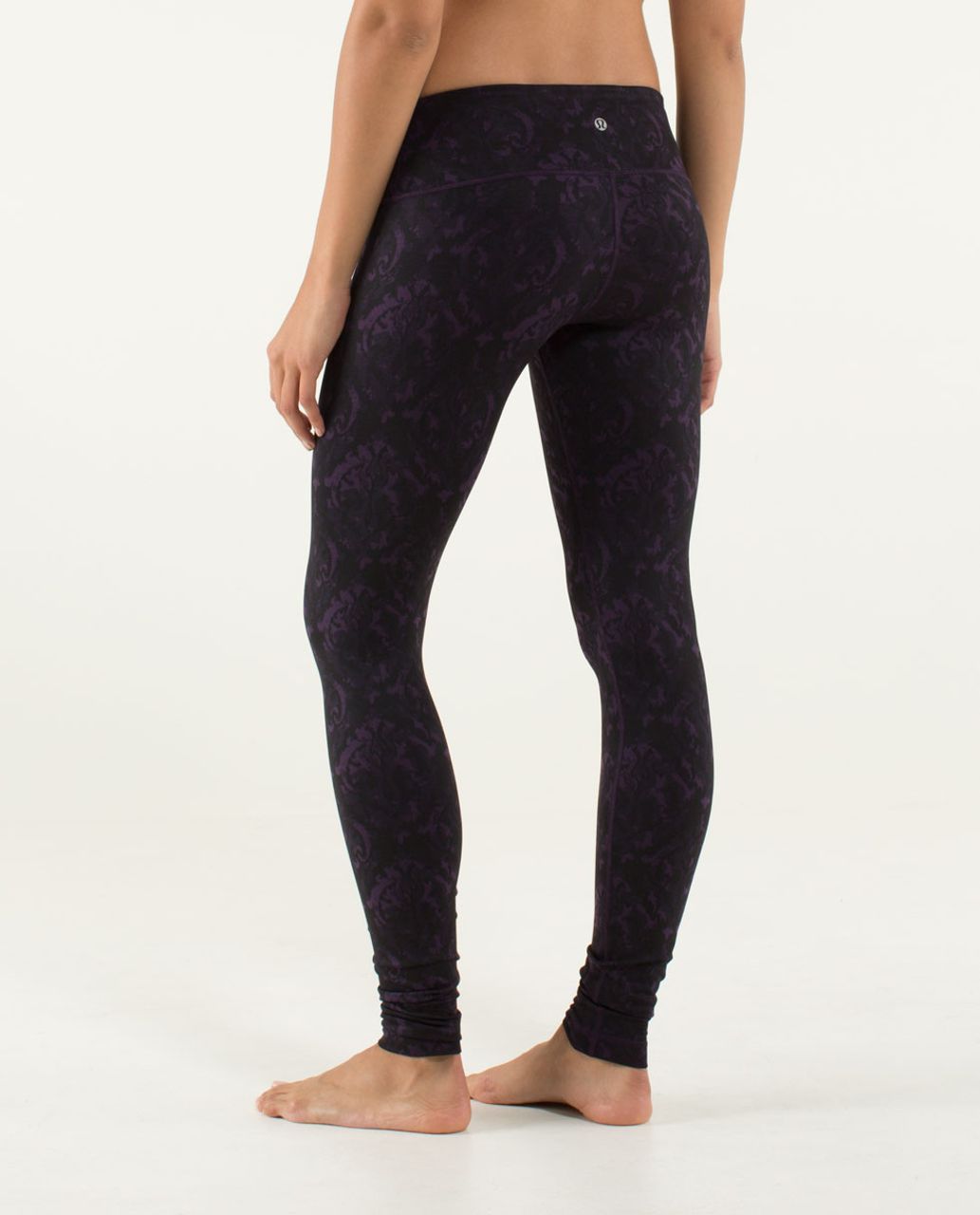 Lululemon Wunder Under Pant - Beautiful Baroque Deep Zinfandel / Deep Zinfandel