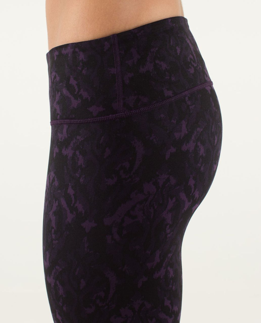 Lululemon Wunder Under Pant - Beautiful Baroque Deep Zinfandel / Deep Zinfandel