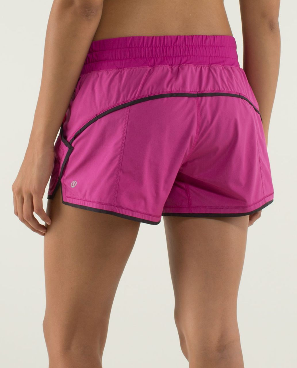 Lululemon Shake & Break Short - Raspberry / Black - lulu fanatics