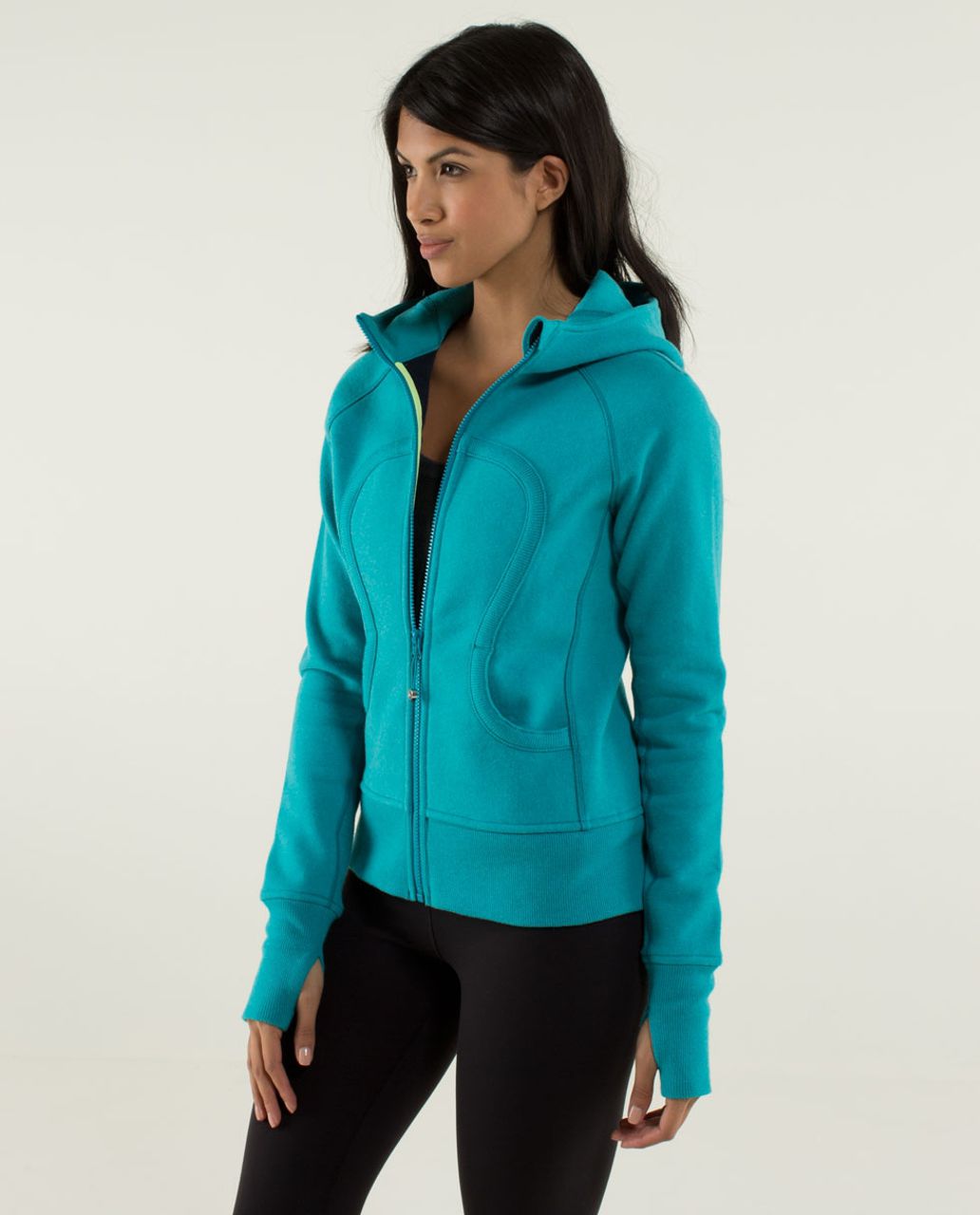 Lululemon Scuba Hoodie *Stretch (Lined Hood) - Heathered Surge / Inkwell /  Heathered Surge - lulu fanatics