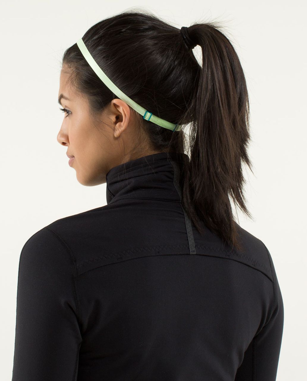 Lululemon Skinniest Satin Pirouette Headband - Clear Mint