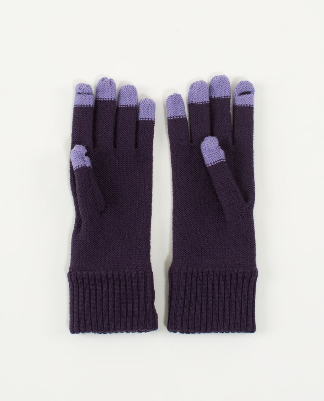 Lululemon Knit Happens Gloves - Deep Zinfandel / Winter Orchid